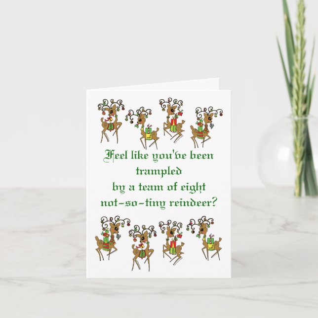 Cartes Pour Fêtes Annuelles Confort et joie (Devant)