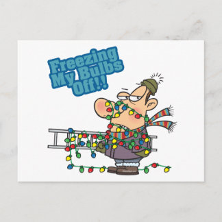 Cartes Pour Fêtes Annuelles congeler mes ampoules hors des lumières de Noël dr