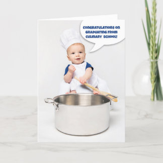 Cartes Pour Fêtes Annuelles Congratulations Graduating Culinary School