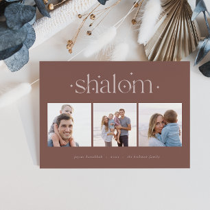 Cartes Pour Fêtes Annuelles Connexion démarrée Hanoukka Photo Collage