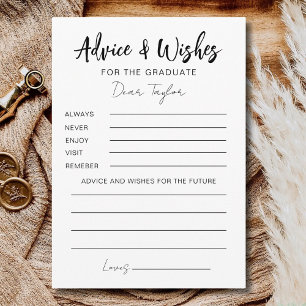 Cartes Pour Fêtes Annuelles Conseils et souhaits de fin d'études 2025 Grad Par