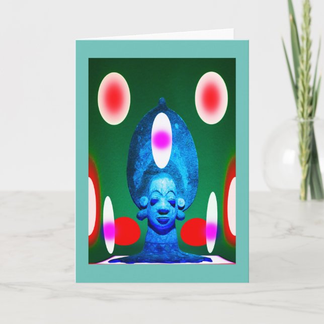 Cartes Pour Fêtes Annuelles Consultez l'Oracle (Devant)