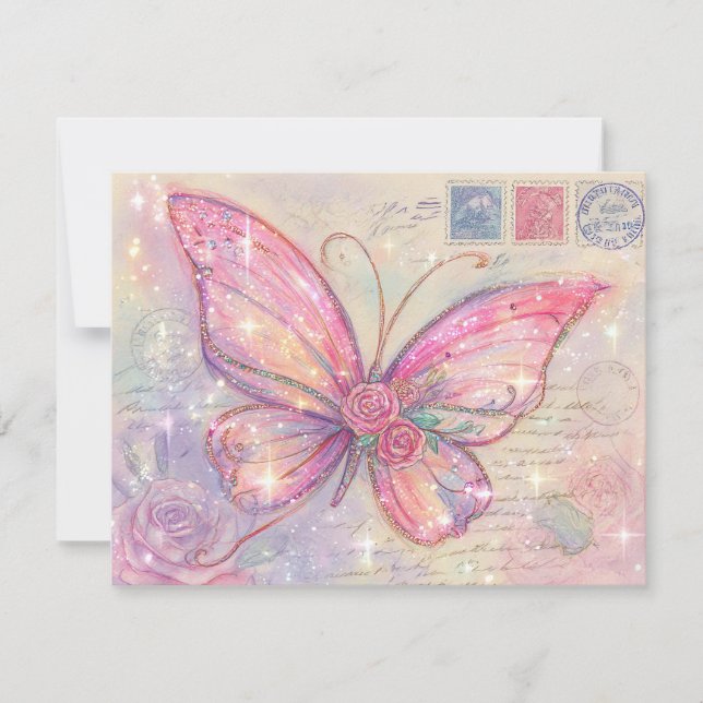 Cartes Pour Fêtes Annuelles Conte de fée enchanté (Devant)