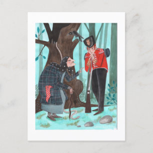 Cartes Pour Fêtes Annuelles Conte de fée folklorique   Le briquet   bleu