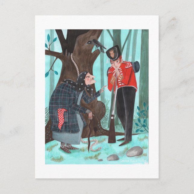 Cartes Pour Fêtes Annuelles Conte de fée folklorique | Le briquet | bleu (Devant)