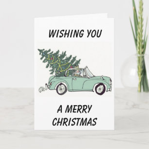 CARTES POUR FÊTES ANNUELLES CONVERTIBLE DE STYLE "JOYEUX NOËL"