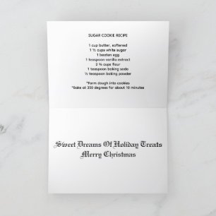 Cartes Pour Fêtes Annuelles Cookie