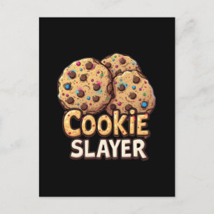 Cartes Pour Fêtes Annuelles Cookie Slayer - Chocolate Treat Conqueror