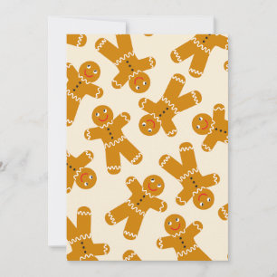 Cartes Pour Fêtes Annuelles Cookies au pain d'épices sur crème