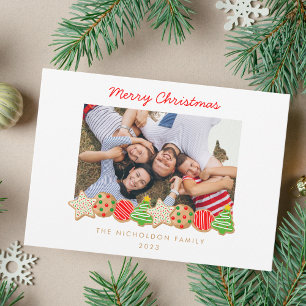 CARTES POUR FÊTES ANNUELLES COOKIES DE NOËL