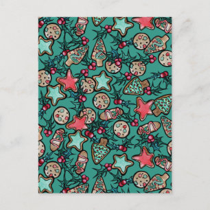 Cartes Pour Fêtes Annuelles Cookies de Noël