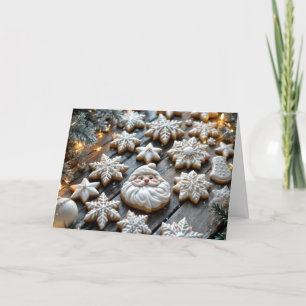 Cartes Pour Fêtes Annuelles Cookies de sucre de Noël