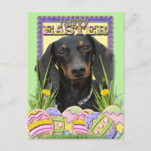 Cartes Pour Fêtes Annuelles Cookies d'oeufs de Pâques - Dachshund