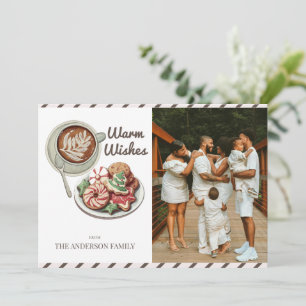 Cartes Pour Fêtes Annuelles Cookies et cacao Avertissement souhaite Noël Photo