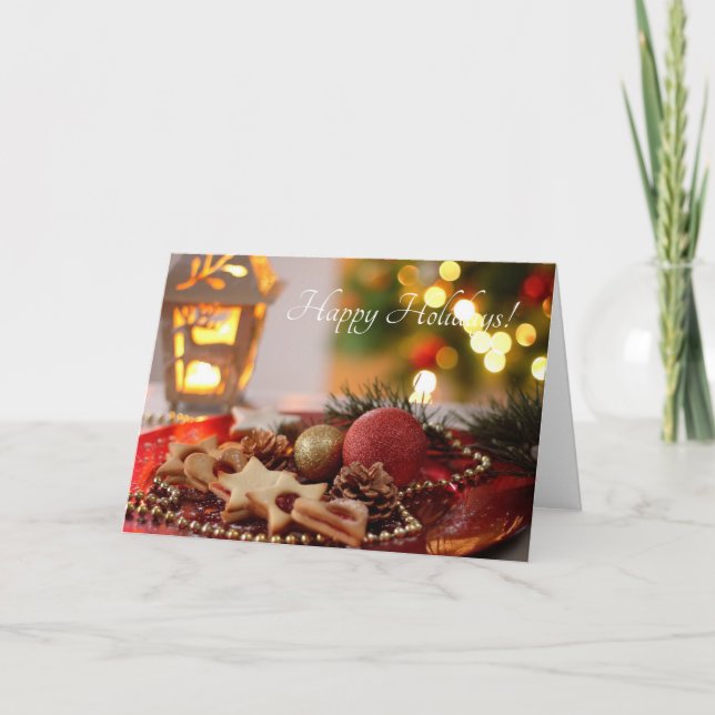 Cartes Pour Fêtes Annuelles cookies Noël (Devant)