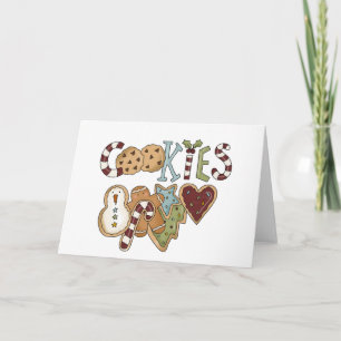 Cartes Pour Fêtes Annuelles Cookies pour Père Noël Tshirts et cadeaux