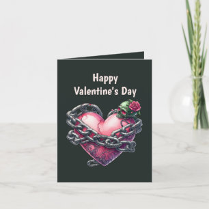 Cartes Pour Fêtes Annuelles Cool Gothique Valentine ajouter un message Adulte