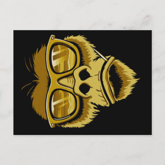 Cartes Pour Fêtes Annuelles Cool Monkey Gorilla | Peinture pop moderne