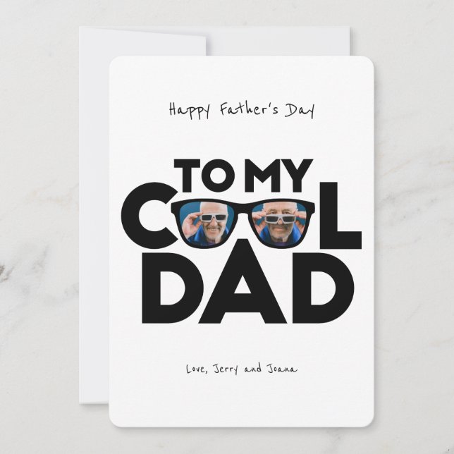 Cartes Pour Fêtes Annuelles Cool papa | FÊTE DES PÈRES (Devant)