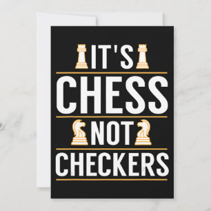 Cartes Pour Fêtes Annuelles cool ses échecs pas checkers chèques joueurs cadea
