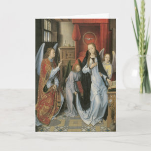Cartes Pour Fêtes Annuelles Copie de toile de l'annonce de Hans Memling