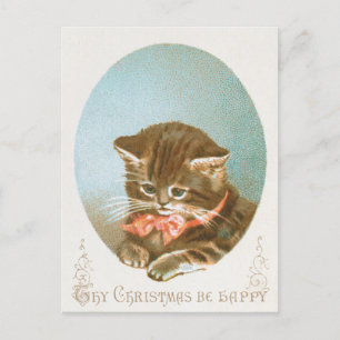 Cartes Pour Fêtes Annuelles Coquette de Noël victorienne vintage