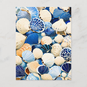 Cartes Pour Fêtes Annuelles Coquillages marins d'été