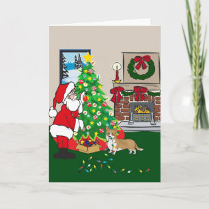 Cartes Pour Fêtes Annuelles corgi