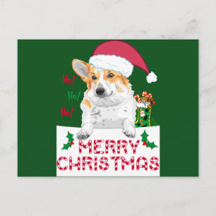 Cartes Pour Fêtes Annuelles Corgi de Noël