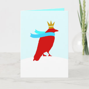 Cartes Pour Fêtes Annuelles Corneille en détresse