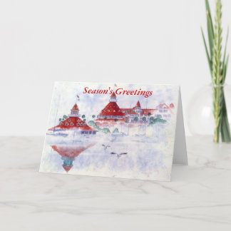 CARTES POUR FÊTES ANNUELLES CORONADO DE L'HÔTEL DEL ET BOATHOUSE