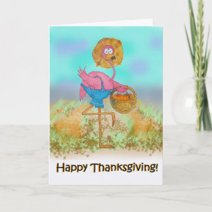 Cartes Pour Fêtes Annuelles Correction rose de citrouille de bon thanksgiving