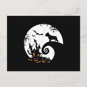 Cartes Pour Fêtes Annuelles Costume d'Halloween drôle de bouledogue français e