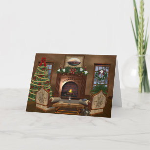 Cartes Pour Fêtes Annuelles Cosy Pays Noël