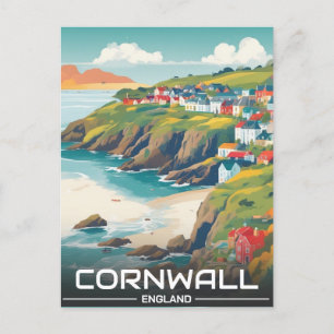 Cartes Pour Fêtes Annuelles Côte cornwall du comté de Cornwall Angleterre