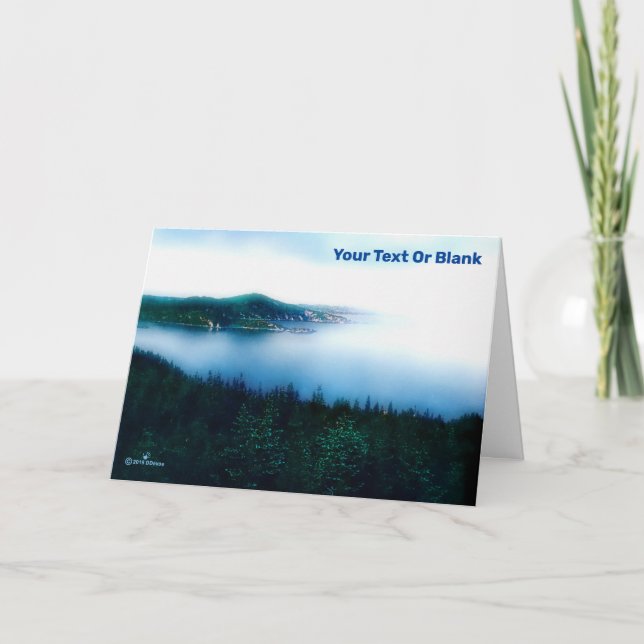 Cartes Pour Fêtes Annuelles Côte Terre-Neuve (Devant)