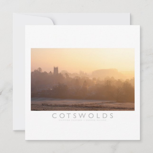 Cartes Pour Fêtes Annuelles Cotswolds (Devant)