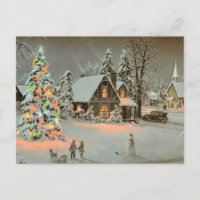 Cottage de Noël Vintage
