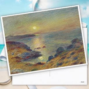 Cartes Pour Fêtes Annuelles Coucher de soleil à Douarnenez