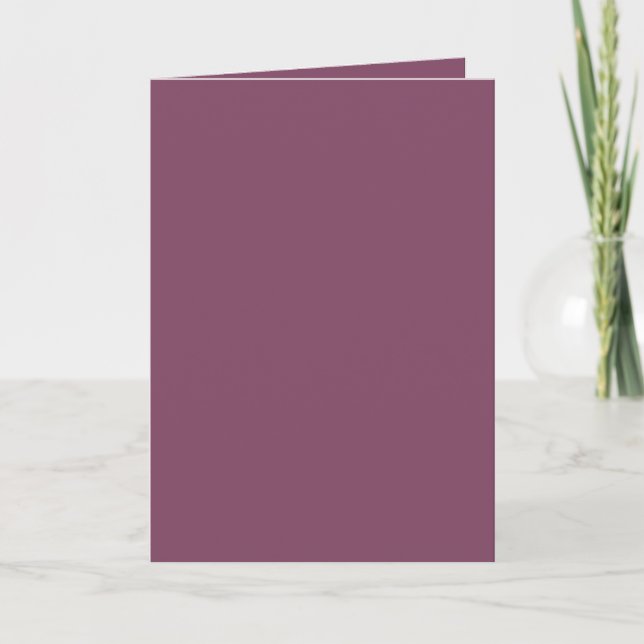 Cartes Pour Fêtes Annuelles Couleur mauve (Devant)