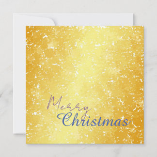 Cartes Pour Fêtes Annuelles Couleur or Joyeux Noël Message de famille Nouvel A
