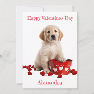 Cartes Pour Fêtes Annuelles Coupe d'or avec panier Valentine