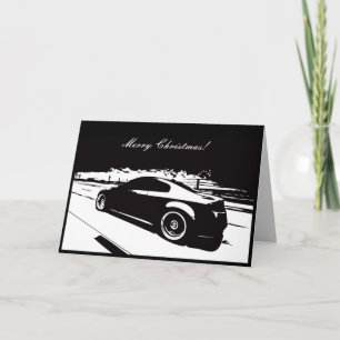 Cartes Pour Fêtes Annuelles Coupe G35 Car thématique
