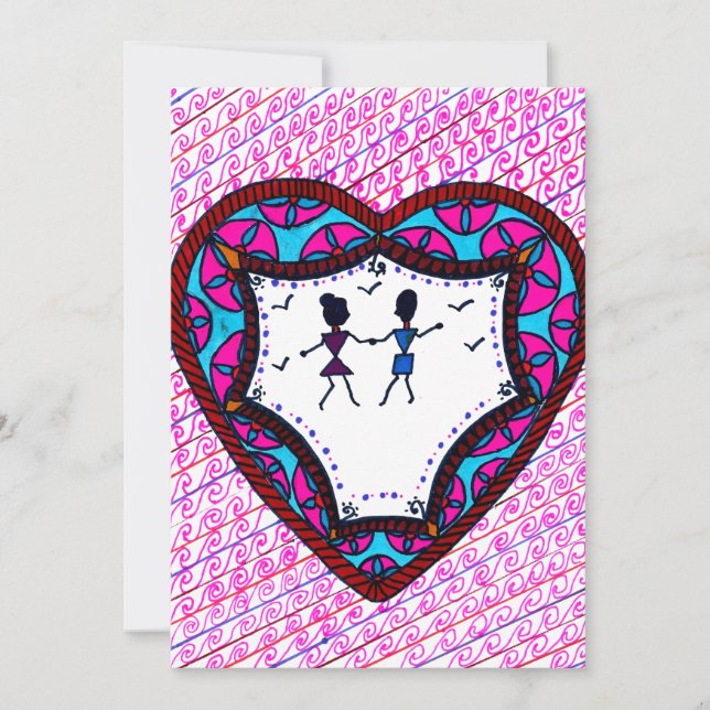 Cartes Pour Fêtes Annuelles Couple dansant (Devant)