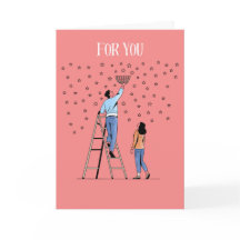 Couple Whimsical "Pour vous, je volerais les étoil