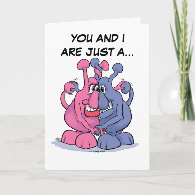 Cartes Pour Fêtes Annuelles Couples de crétin (Devant)
