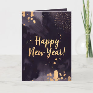 Cartes Pour Fêtes Annuelles Coups de Deep Purple-Carte du Nouvel An