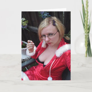 Cartes Pour Fêtes Annuelles Coupure de fumée