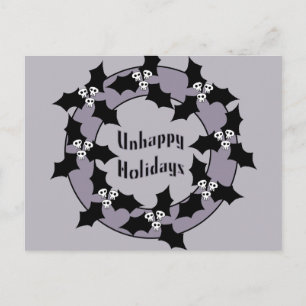 Cartes Pour Fêtes Annuelles Couronne de fêtes malheureuse