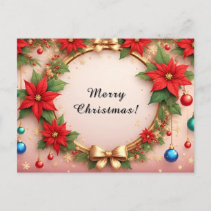 Cartes Pour Fêtes Annuelles Couronne de Noël festive